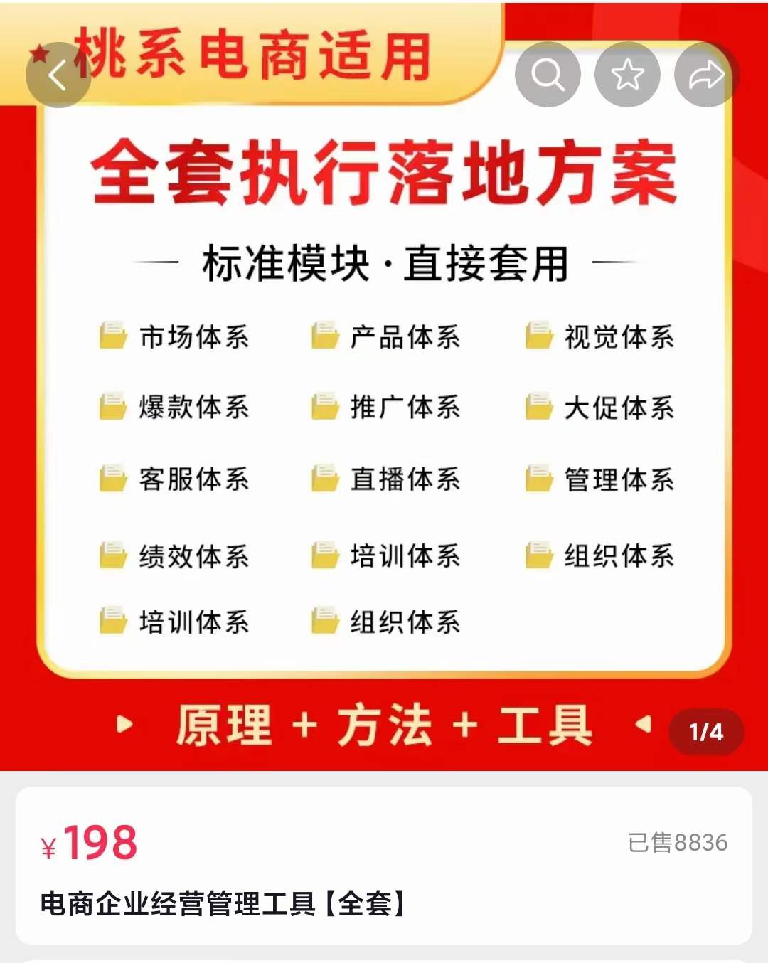外面卖198·电商企业经营管理工具：全套执行落地方案 标准模块·直接套用69网创吧-网创项目资源站-副业项目-创业项目-搞钱项目69网创吧