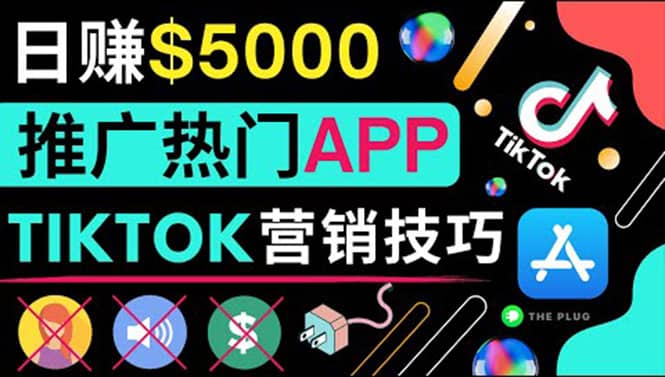 无需露脸，无需录音，无需投资，TIKTOK上传短视频，最高日入5000美元69网创吧-网创项目资源站-副业项目-创业项目-搞钱项目69网创吧