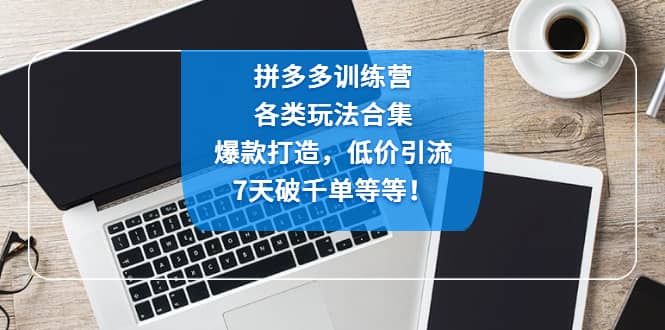 拼多多训练营：各玩法合集，爆款打造，低价引流，7天破千单等等69网创吧-网创项目资源站-副业项目-创业项目-搞钱项目69网创吧