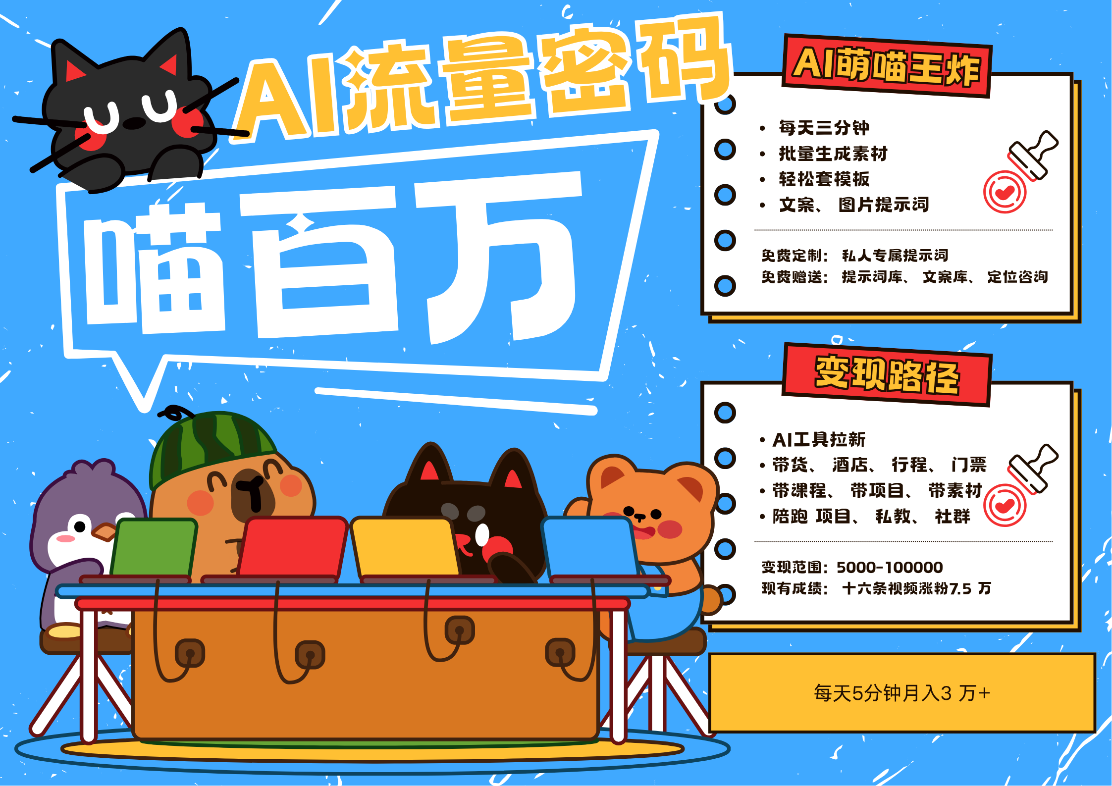 AI+宠物+旅行2025最火流量密码 轻松用AI宠物做文旅账号 可带货，带酒店，可以带行程，旅行社 小白三分钟学会 N种变现渠道 月入五位数  管道收益69网创吧-网创项目资源站-副业项目-创业项目-搞钱项目69网创吧