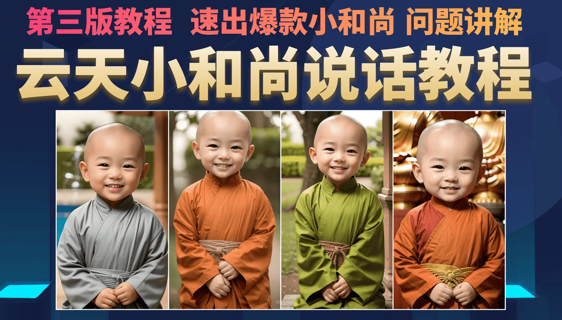 云天小和尚会说话，7天万粉（第3版教程）69网创吧-网创项目资源站-副业项目-创业项目-搞钱项目69网创吧