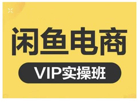 闲鱼电商零基础入门到进阶VIP实战课程，帮助你掌握闲鱼电商所需的各项技能69网创吧-网创项目资源站-副业项目-创业项目-搞钱项目69网创吧