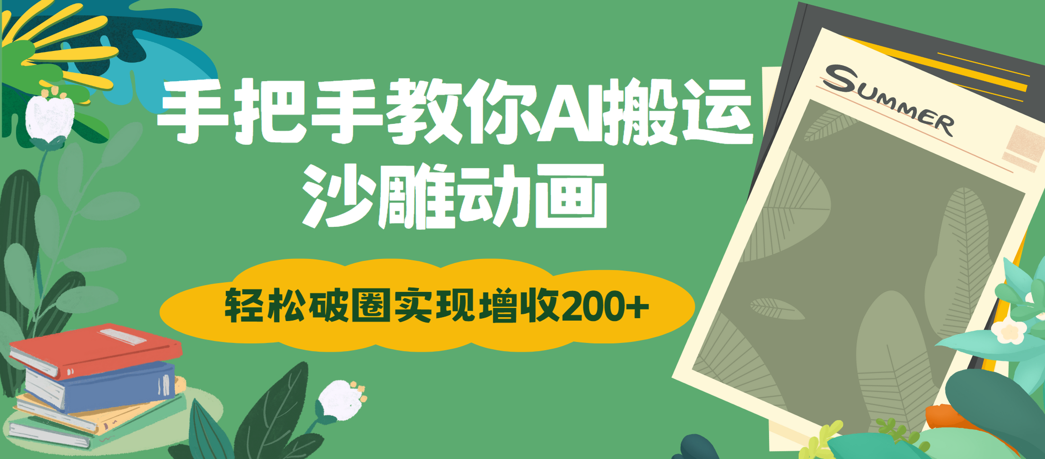 手把手教你用AI搬运沙雕动画轻松破圈实现增收200+69网创吧-网创项目资源站-副业项目-创业项目-搞钱项目69网创吧