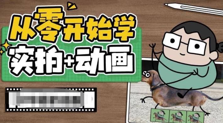 从零开始学实拍加动画，实拍加动画创意教程（49节视频课）69网创吧-网创项目资源站-副业项目-创业项目-搞钱项目69网创吧