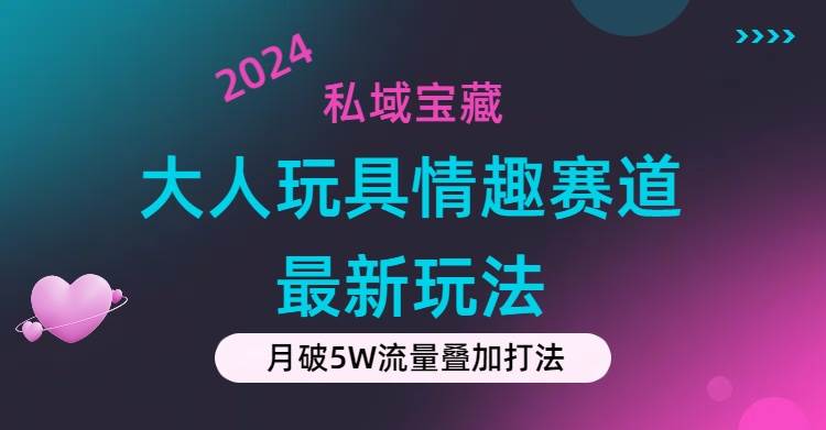 私域宝藏：大人玩具情趣赛道合规新玩法，零投入，私域超高流量成单率高69网创吧-网创项目资源站-副业项目-创业项目-搞钱项目69网创吧