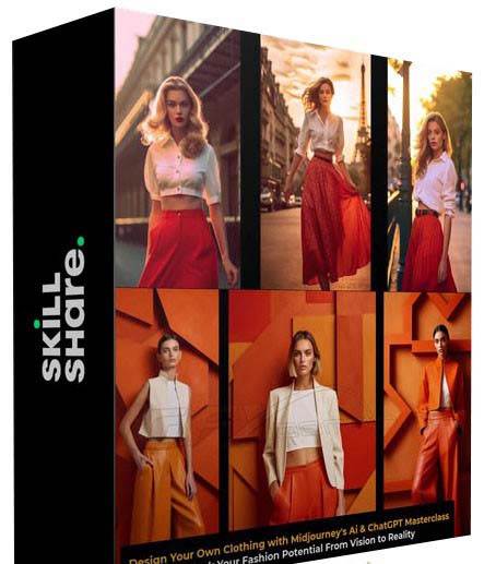利用 Midjourneys Ai 人工智能设计自己的服装AI大师班-10节课-中英字幕69网创吧-网创项目资源站-副业项目-创业项目-搞钱项目69网创吧