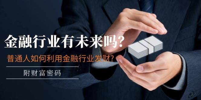 某付费文章：金融行业有未来吗？普通人如何利用金融行业发财?(附财富密码)69网创吧-网创项目资源站-副业项目-创业项目-搞钱项目69网创吧