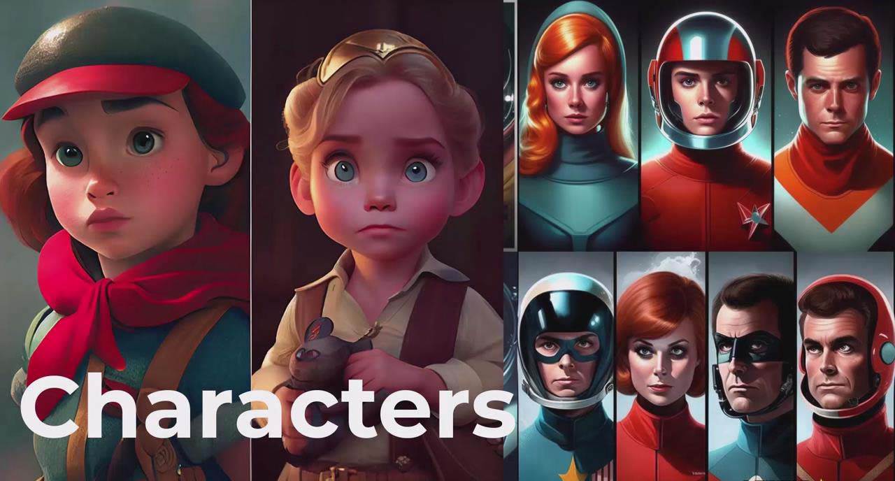 掌握 MidJourney V5 AI + ChatGPT创建一致的角色设计图像-22节课-中英字幕69网创吧-网创项目资源站-副业项目-创业项目-搞钱项目69网创吧